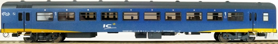 Exact-Train EX11182 - H0 - Personenwagen ICR Plus A mit Figuren, NS, Ep. IV - Wagen 2